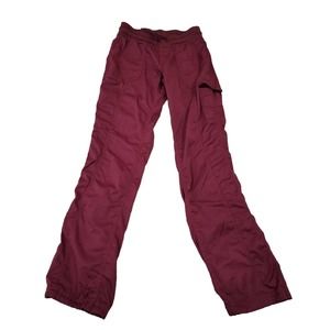 The north face red women's sise small pants